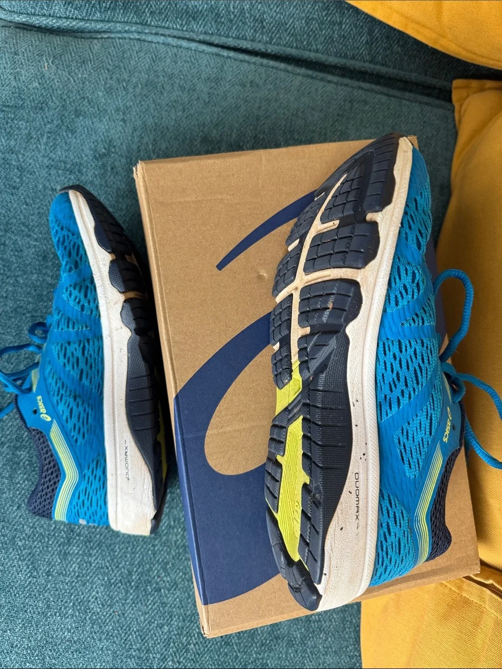 ASICS Kids' Blue Athletic Running Shoes GT 1000